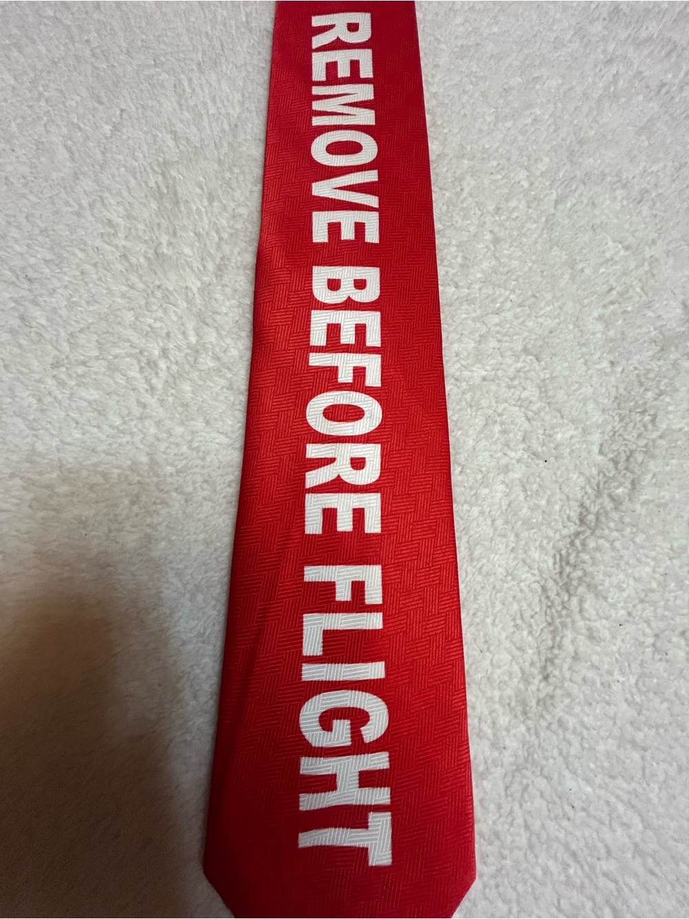 🎁3 for $30 - “Remove Before Flight" Necktie